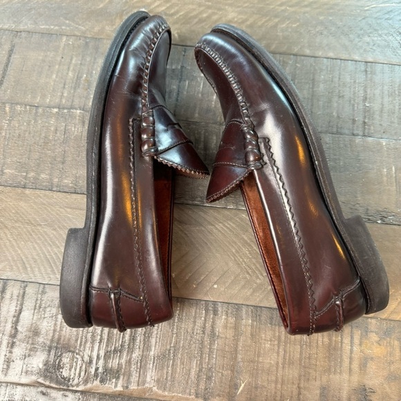Allen Edmonds Kenwood Leather Slip-On Loafers Men’s Dress Shoes 9D Brown Office main image 2
